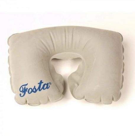 Подушка надувная с вырезом под голову Fosta F 8052 серый