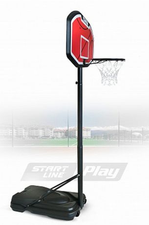 Баскетбольная стойка Start Line Standart 019 (высота 230-305 см, р-р. щита 109x71x3 см, кольцо 45 см) ZY-019