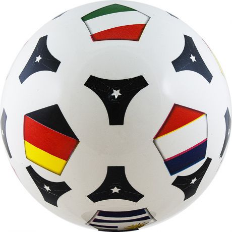 Мяч детский Palmon Флаги DS-PP 201 D=23 см, мультиколор
