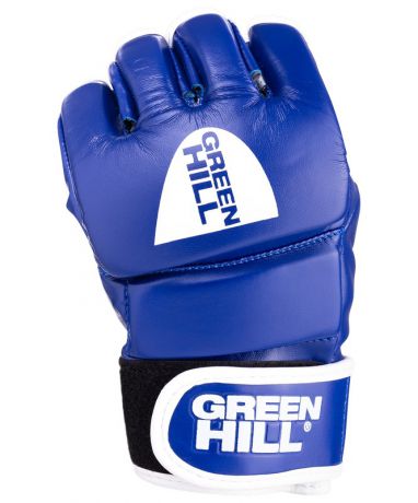 Перчатки для ММА Green Hill MMR-0027, к/з, синий