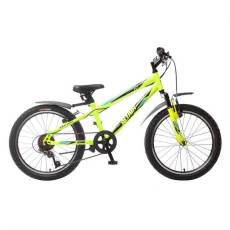 Подростковый велосипед Altair MTB HT 20 2.0 (2018) желтыйзелёный