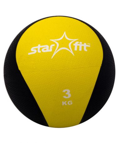 Медбол Star Fit Pro 3 кг GB-702 желтый