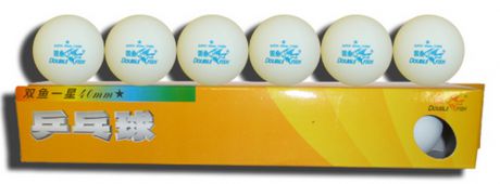Набор мячей для настольного тенниса Double Fish G489 белые