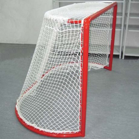 Сетка для хоккейных ворот ФСИ 060122, нить 2,2 мм (1,25х1,85х0,70х1,30м) белая