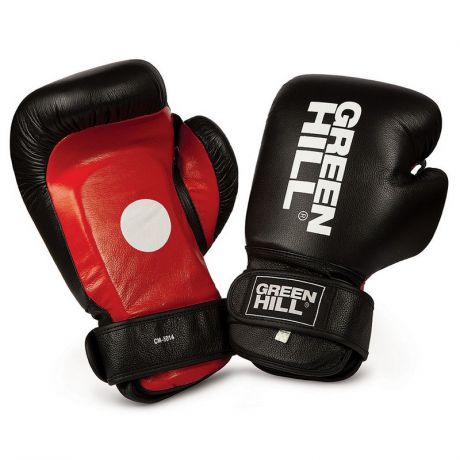Лапы-перчатки боксерские Green Hill Solar CMS-5014, иск. кожа ПУ, черно-красно-белые