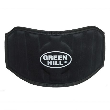 Пояс тяжелоатлетический Green Hill WLB-6732A, тканый, черный