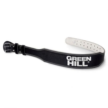 Пояс тяжелоатлетический Green Hill WLB-6420 нат. кожа, черный