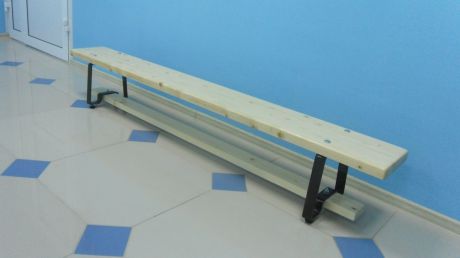 Скамейка гимнастическая ФСИ 1,5 м, покрытие мебельный лак, 9362