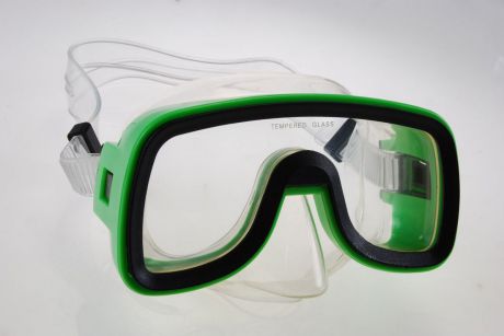 Маска для плавания Wave Diving mask PVC маска Green M-1319