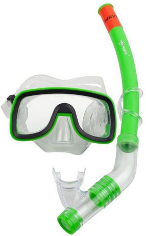 Набор для плавания Wave Diving Mask and Snorkel Set PVC Green MS-1319S6