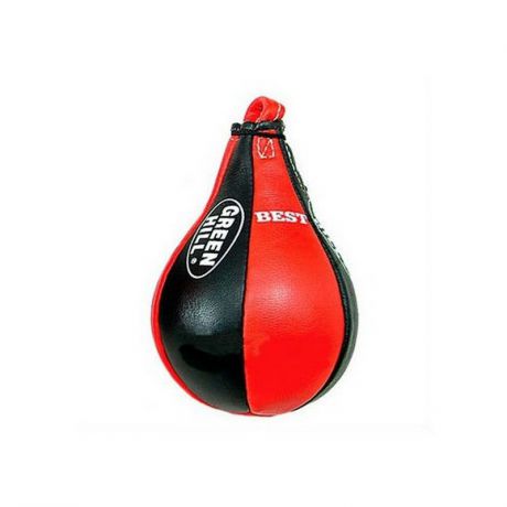 Груша боксерская Green Hill Best SBL-5046-5, №5, окр.67 см, на подвеске, нат. кожа, черно-красный