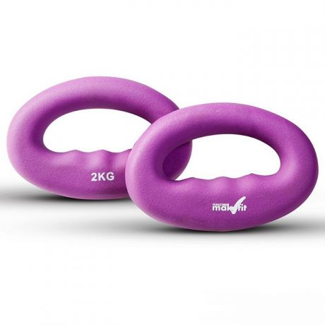Гантели для кросфита Makfit 2 кг фиолетовый MAK-DC2k