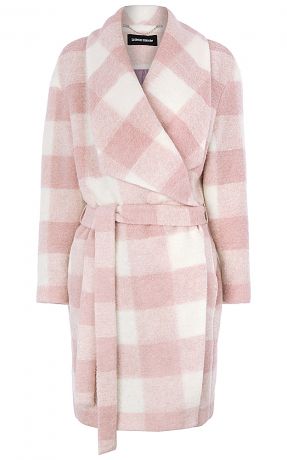 Женское пальто-халат с поясом