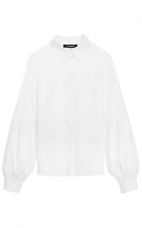 Белая хлопковая блузка