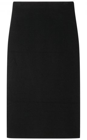 Черная трикотажная юбка