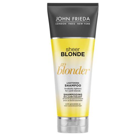 Шампунь для устранения желтого оттенка осветленных волос John Frieda Sheer Blonde Go Blonder Shampoo