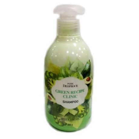 Укрепляющий шампунь для волос Deoproce Pure Green Recipe Clinic Shampoo