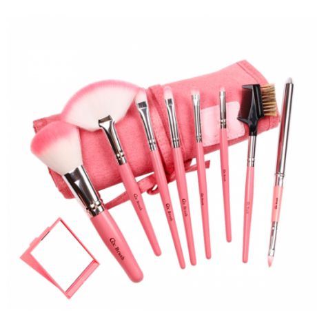 Набор кистей для макияжа Coringco Sweet Pink 8P Set