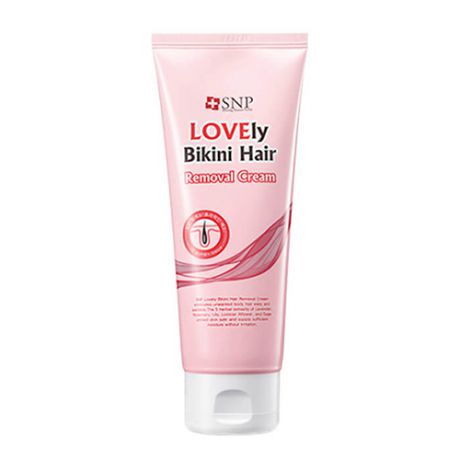 Крем для быстрого удаления волос в области бикини SNP Lovely Bikini Hair Removal Cream