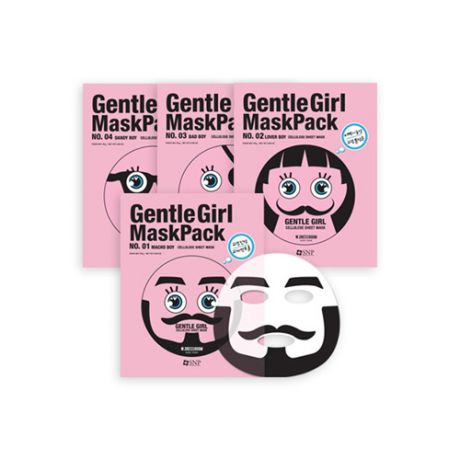 Тканевая маска для лица SNP Gentle Girl Mask Pack