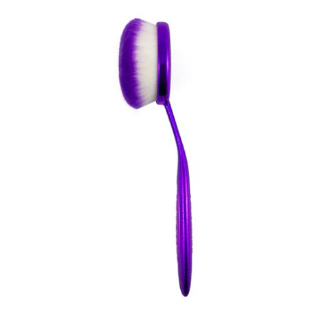 Фиолетовая кисть для макияжа MakeUp Revolution Oval Face Brush