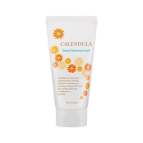 Очищающая гель-пенка с календулой Missha Calendula Deep Cleansing Foam