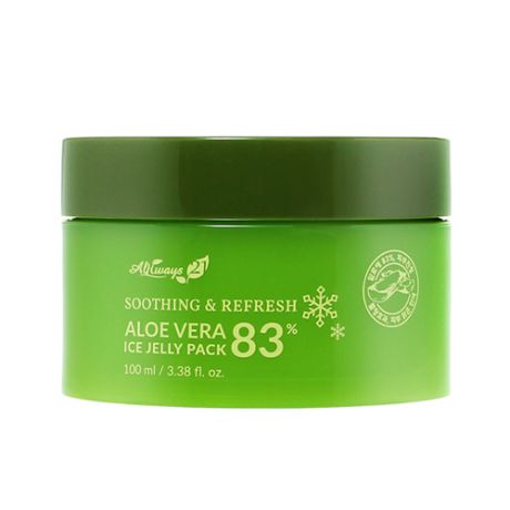 Увлажняющая и охлаждающая маска с экстрактом алое вера Always 21 Aloe Vera 83% Ice Jelly Pack