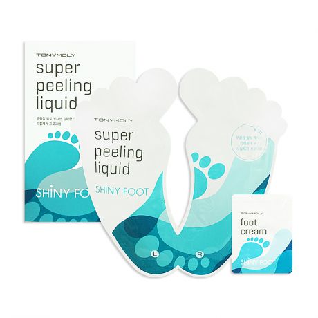 Пилинговые носочки для ног Tony Moly Shiny Foot Super Peeling Liquid