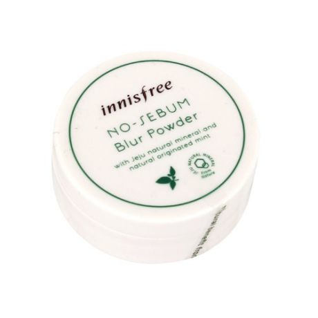 пудра для борьбы с жирным блеском и дефектами кожи Innisfree No Sebum Blur Powder