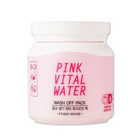 Персиковая очищающая маска Etude House Pink Vital Water Wash Off Pack
