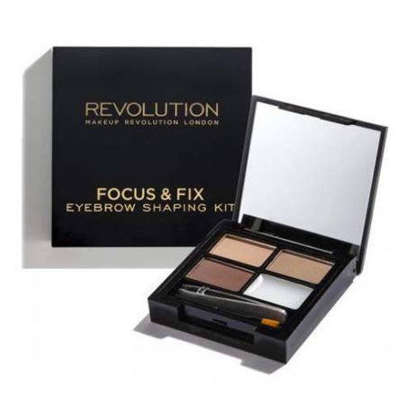 Палетка теней для бровей MakeUp Revolution Focus and Fix Eyebrow Shaping Kit