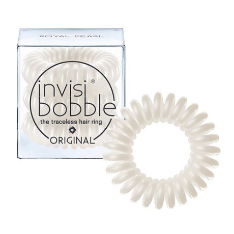 Набор средних резинок-браслетов для волос Invisibobble Original Royal Pearl