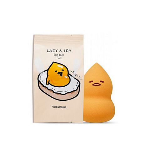 Спонж для нанесения макияжа Гудетама Holika Holika Lazy and Joy Gudetama Egg Bun Puff