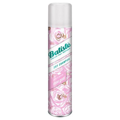 Сухой шампунь для придания свежего вида волосам Batiste Batiste Rose Gold Dry Shampoo