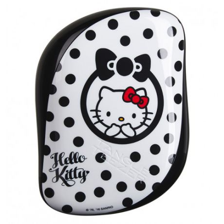 Удобная миниатюрная расческа для ухода за волосами Tangle Teezer Tangle Teezer Compact Styler Hello Kitty Black
