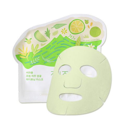 Тканевая маска для лица Ciracle Jeju Citrus Sudachi Whitening Mask