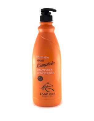 Шампунь-кондиционер с лошадиным маслом Farmstay Mayu Complete Shampoo and Conditioner