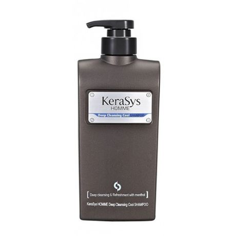 Освежающий шампунь для мужчин Kerasys Homme Deep Cleansing Cool Shampoo