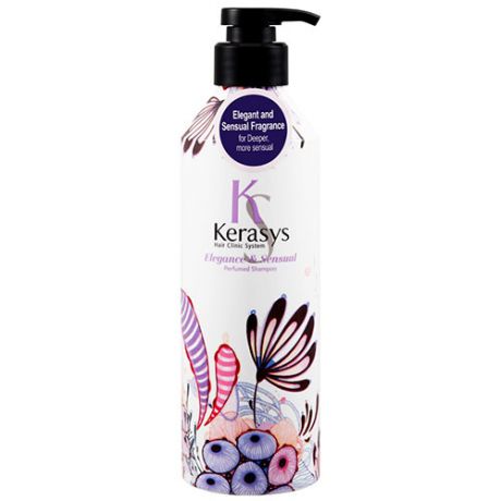 Парфюмированный шампунь для волос Kerasys Elegance and Sensual Parfumed Shampoo