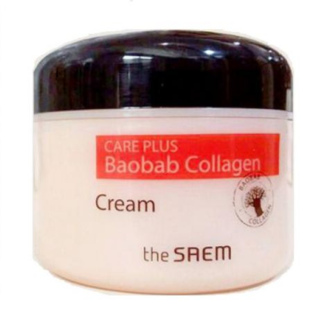 Коллагеновый крем с баобабом The Saem Care Plus Baobab Collagen Cream