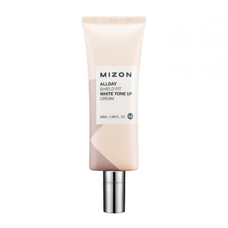 Дневной защитный крем для лица с осветляющим эффектом Mizon Allday Shield Fit White Tone Up Cream