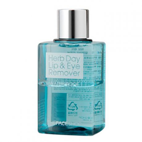 Средство для снятия водостойкого макияжа с глаз и губ The Face Shop Herb Day LipandEye Make Up Remover Water Proof