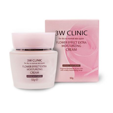 Увлажняющая эмульсия для лица 3W Clinic Flower Effect Extra Moisture Cream