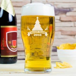 Бокал для пива "Новогодний 2018"