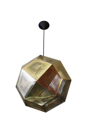 Artpole Светильник подвесной Kristall C1 GD, Е27, 1х60 Вт, H200 (макс)хD32, золото, шт