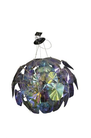 Artpole Светильник подвесной Mondstein C3, E14, 3х60 Вт, H200 (макс)хD80, разноцветный пластик, хром. мет.шт