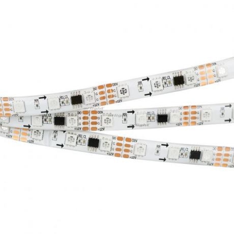Arlight Лента 5 метров SPI-5000SE-AM 12V RGB (5060, 300 LED x3,1804)