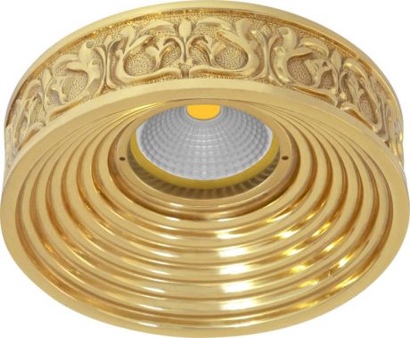 Fede FD1055ROB Круглый точечный светильник EMPORIO из латуни, блестящее золото