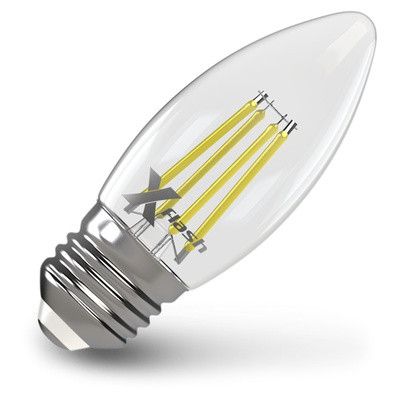 X-Flash Лампа LED X-flash XF-E27-FL-С35-4W-4000K-230V (арт.48878)