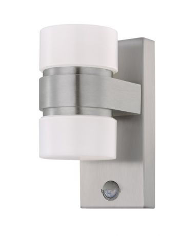 EGLO Уличный светодиодный светильник настенный ATOLLARI с датч. движения, 2х6W (LED), H230, литой алюмин